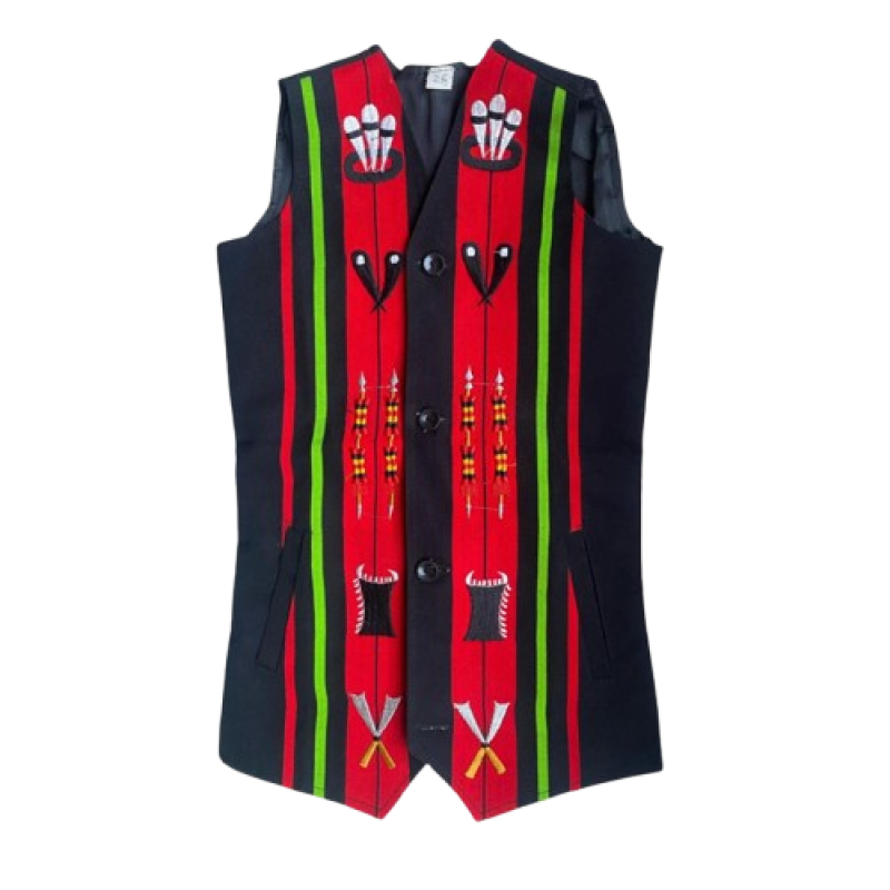 Angami Kids Traditional Waistcoat - Ethnic Inspirations
