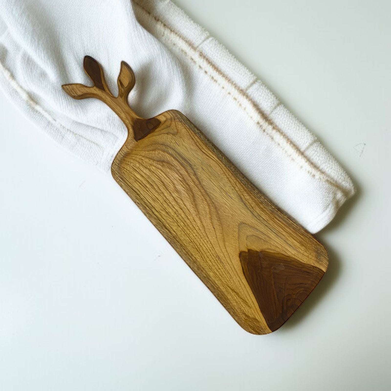 Display Platter with Leaf Design Handle - Custom Creation