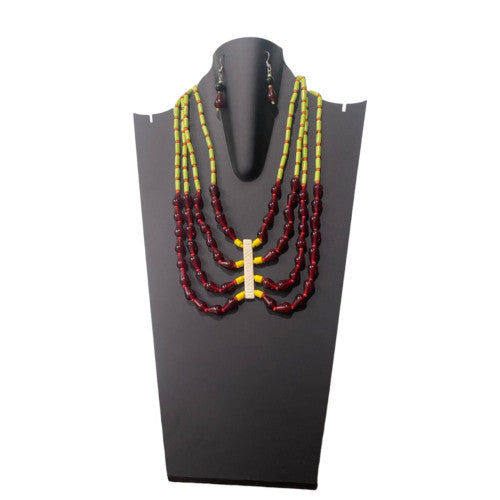 Flower Child-Modern Beaded Necklace Set
