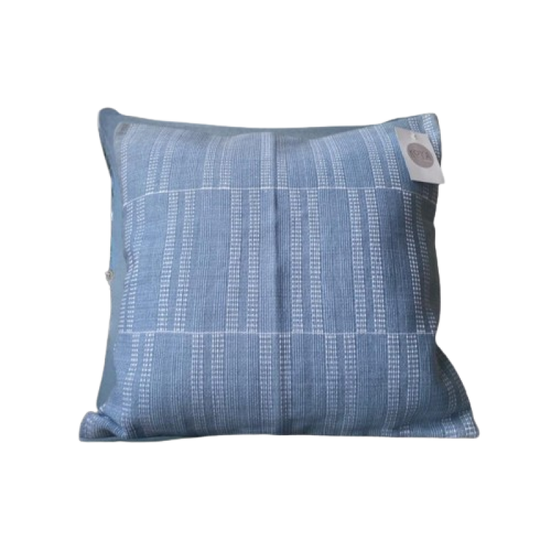 Handmade cushion cover white pattern-koya