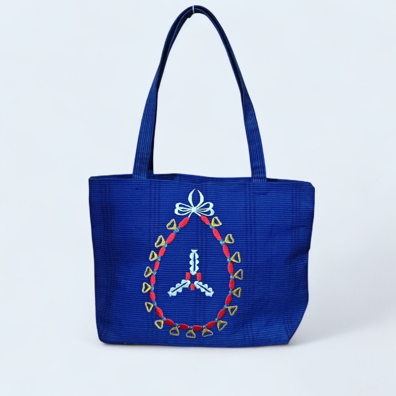 Naga-Woven-Blue-Women-Shoulder-Bag in-Ao-Traditional-Motif