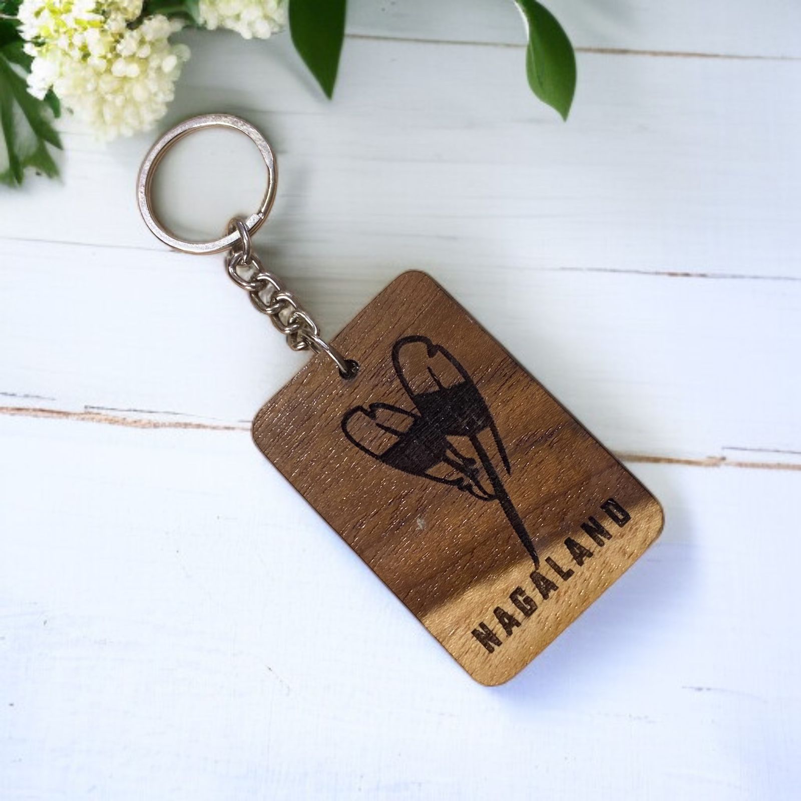 Nagaland Feather Key Chain - Custom Creation
