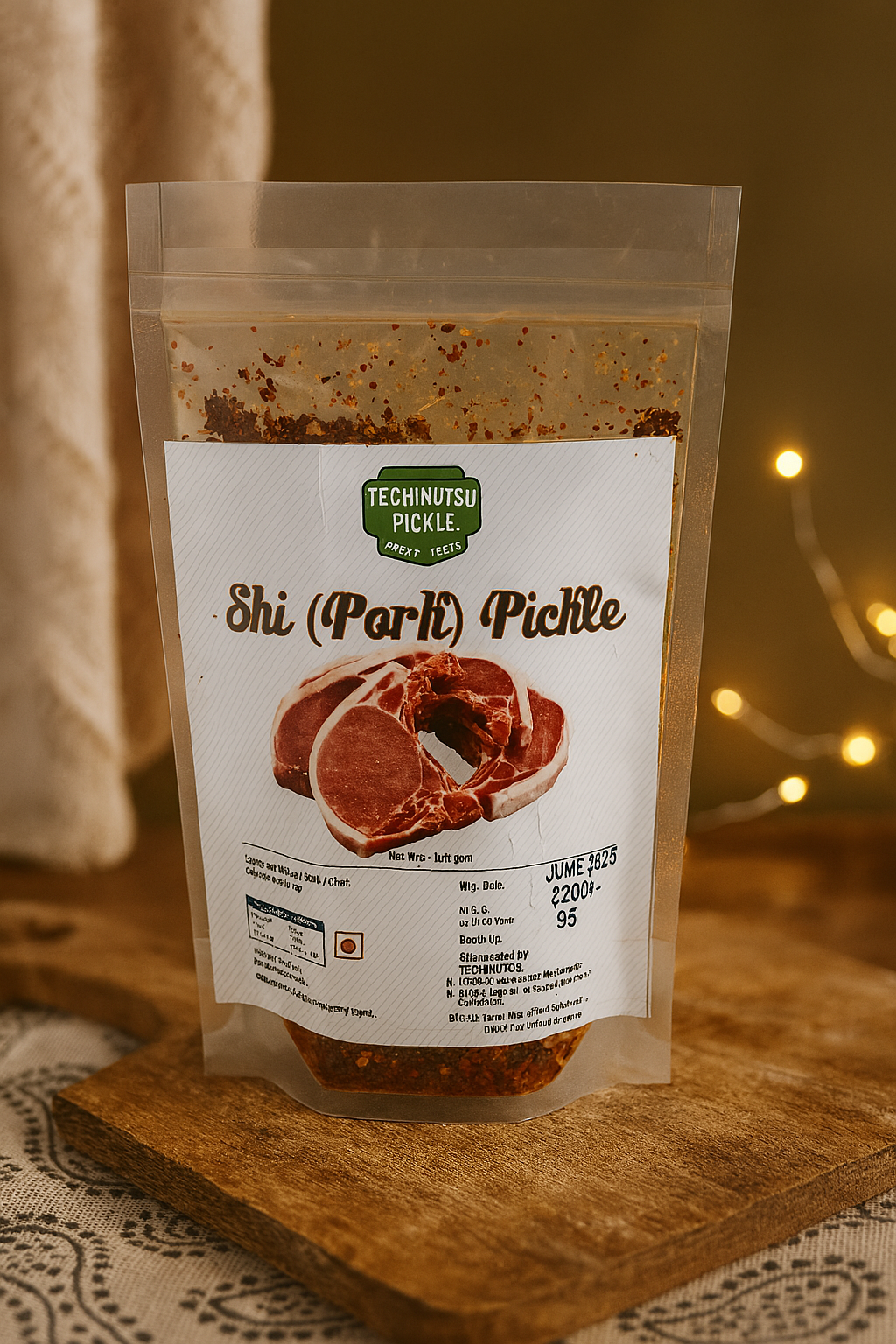Shi pork chili pickle- Techinutsu