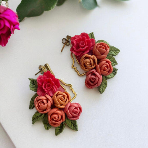 Wearable Blooms -Gardenia Shine earring