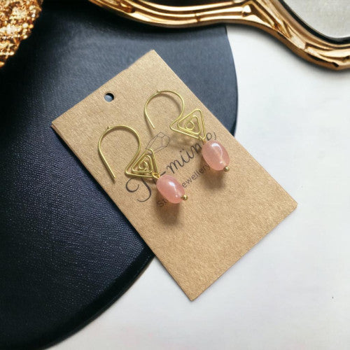 Ti Munie tear drop agate Earrings - Annie Sakhamo