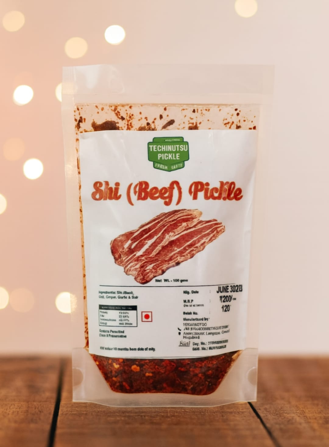 Shi Beef Pickle 100 gm Techinutsu
