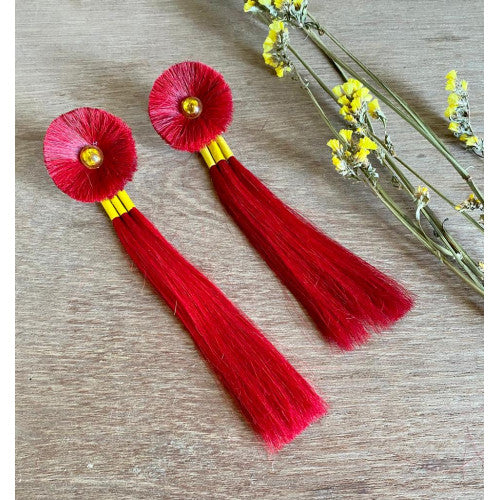 Flower Child-Tribal Ethnic Earrings (Medium)