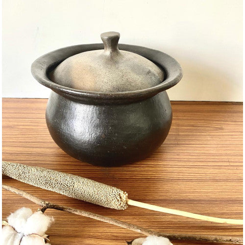 Longpi Pottery Clay Earthenware Pot  4lt - Indigi Crafts