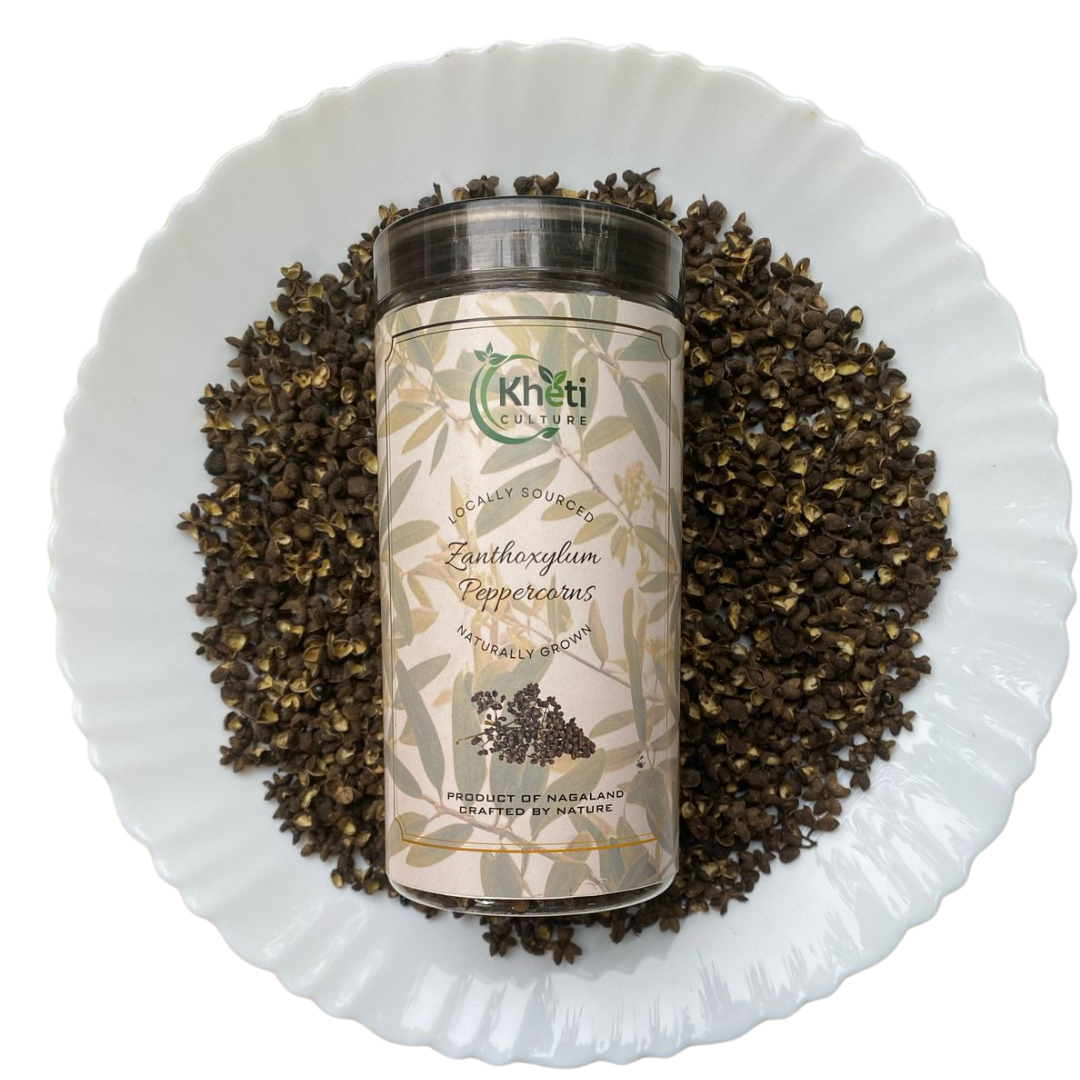 Kheti Culture  Dry  Zanthoxylum seeds 80gm