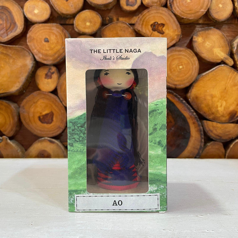 AO Girl Traditional Wooden Doll - Ikali's Studio