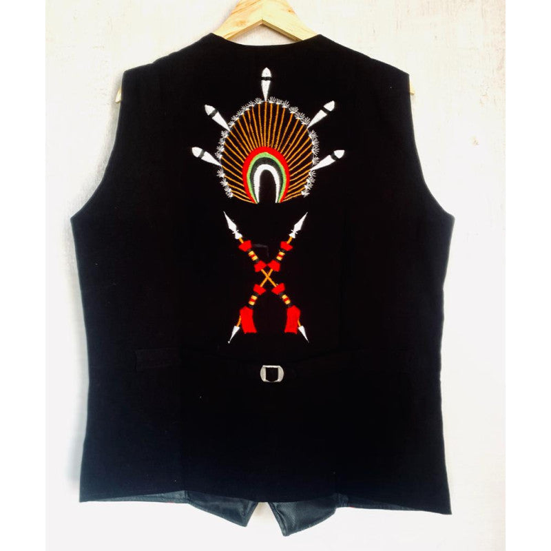 Angami Man Waistcoat Motif design - Ethnic Inspirations