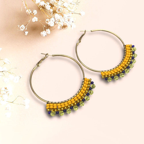 Annie Sakhamo-Artistic Aura Hoops Earring