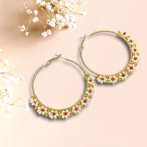 Annie Sakhamo - Color Splash Circles Hoops Earring