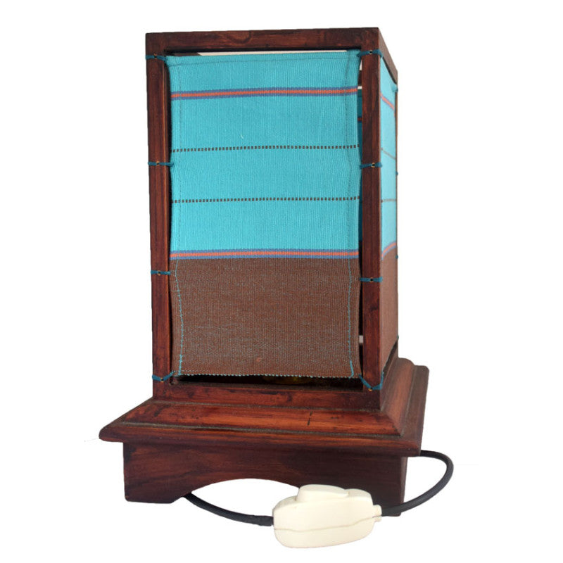 Artisan Designer Handmade Blue Lamp Stand By Sepoy Mutiny