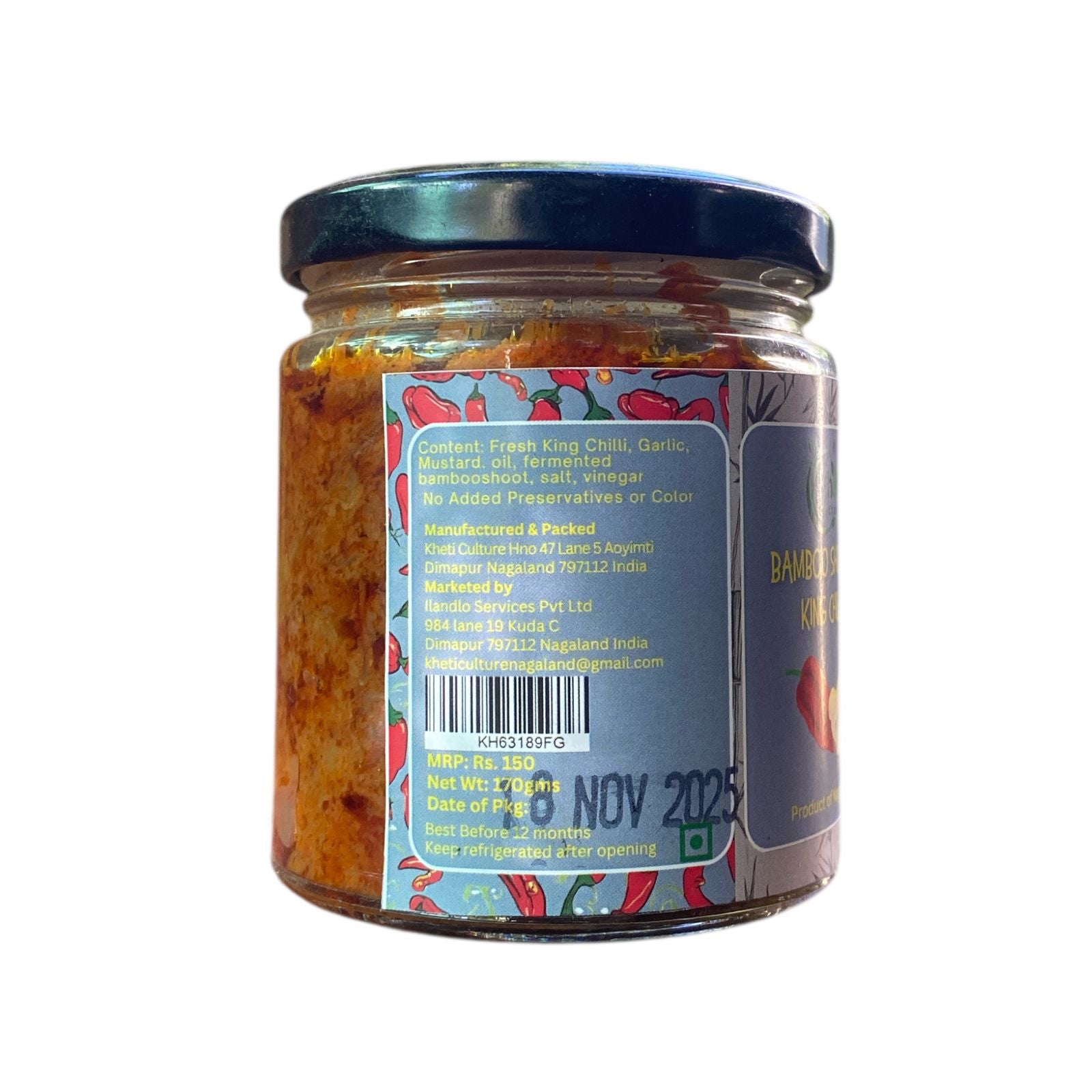 Kheti culture - Bamboo shoot with king chilli 170gm