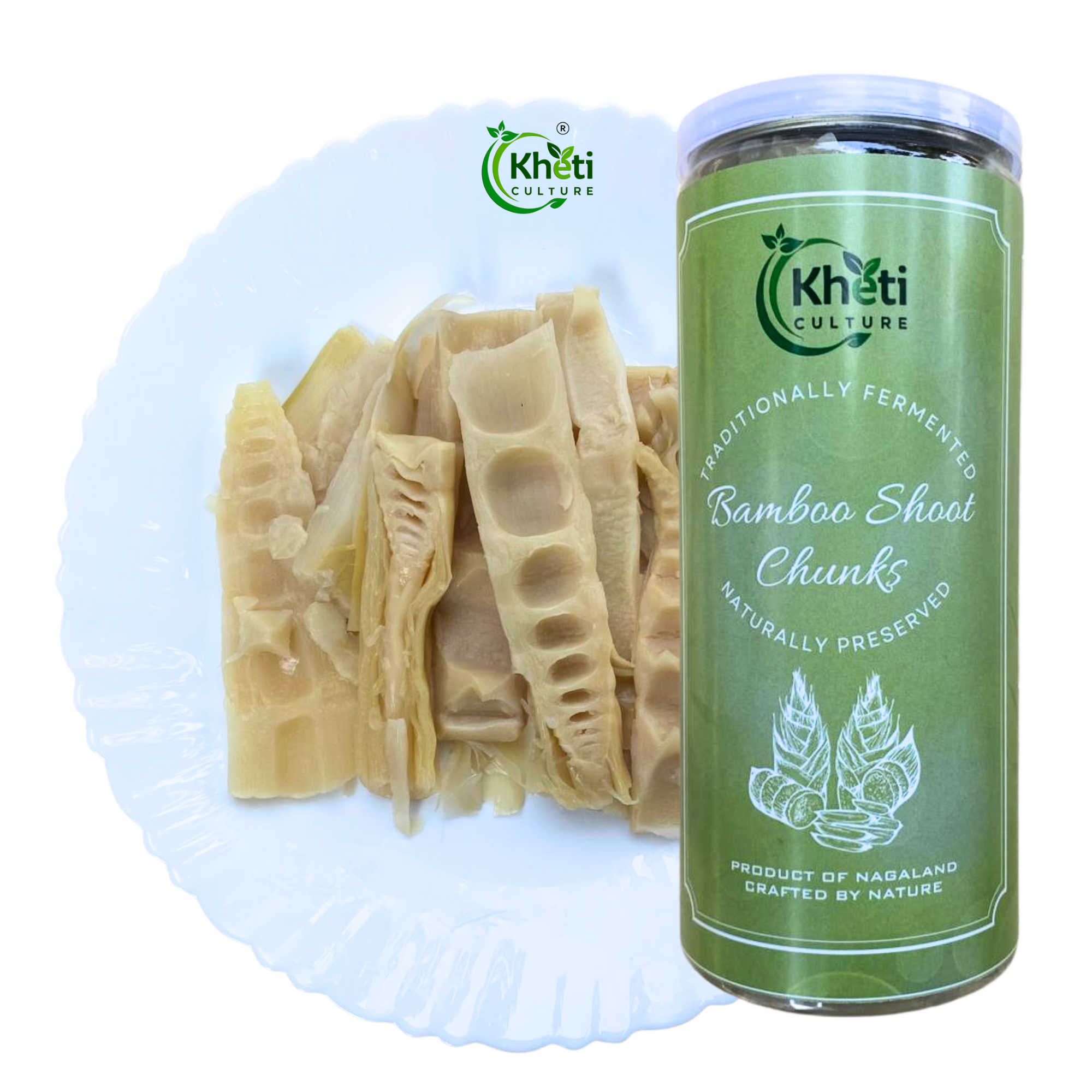 Kheti Culture-Fermented Bamboo Shoot Chunks 500g