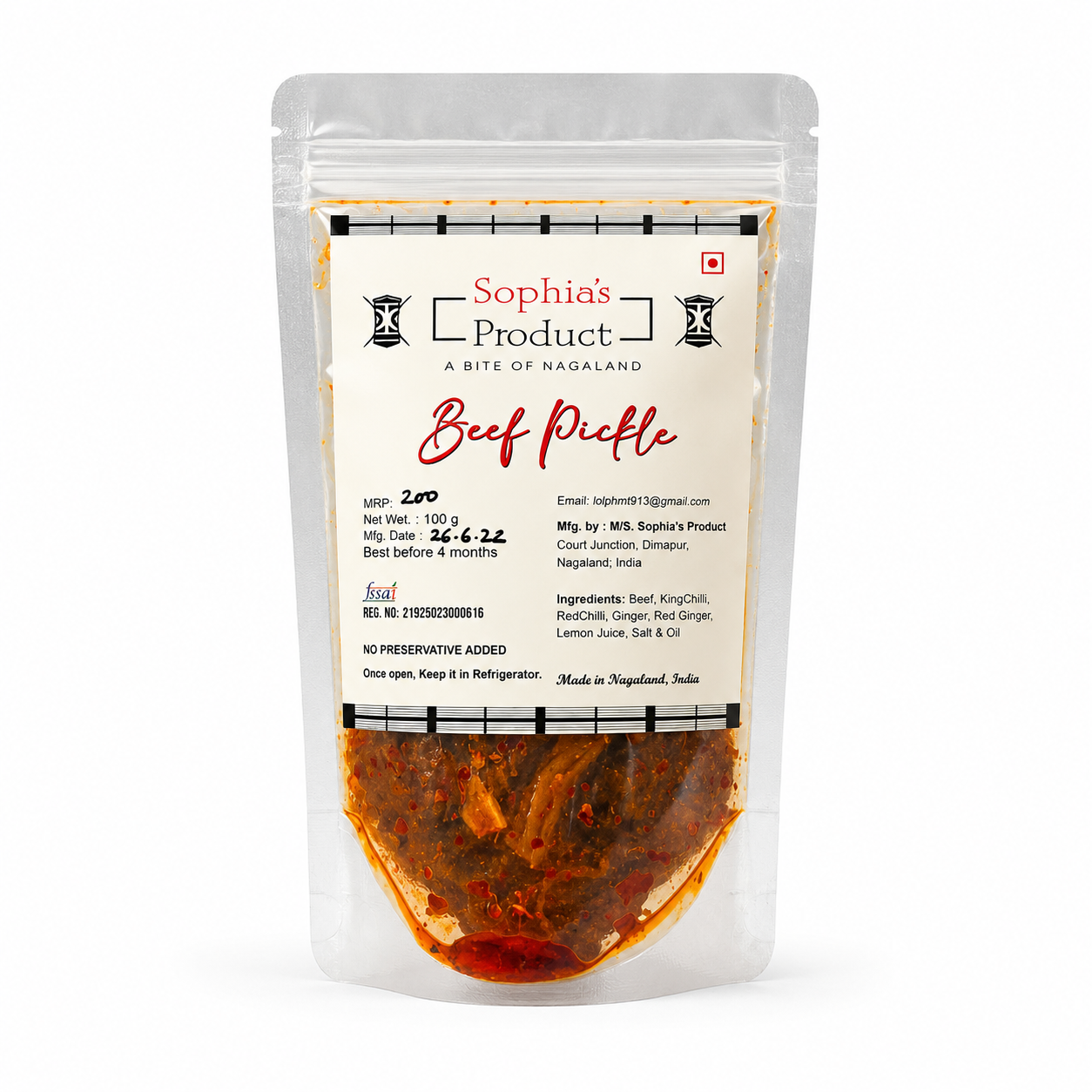 Beef Pickle - Sophia's Product