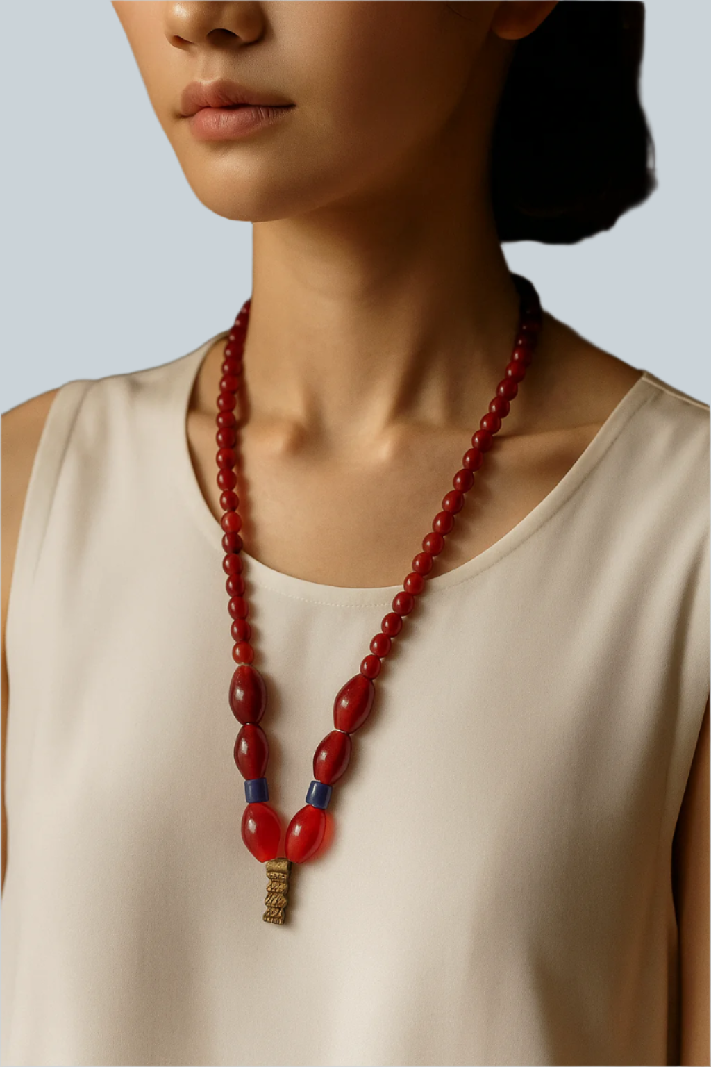 Bloody-red-necklace