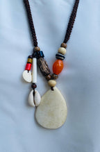 Boho brown cord necklace - Annie Sakhamo