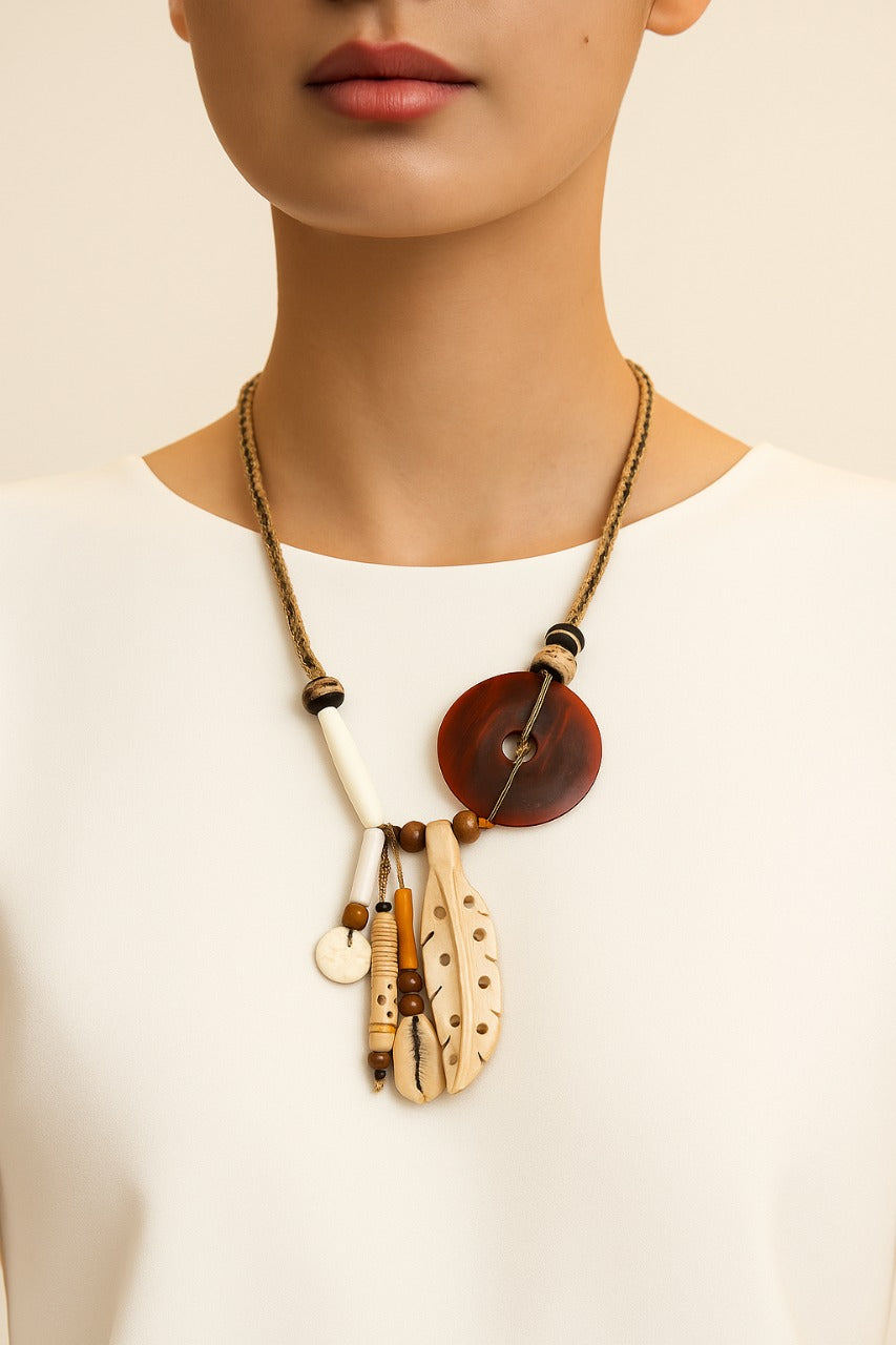 Boho charms necklace - Annie Sakhamo