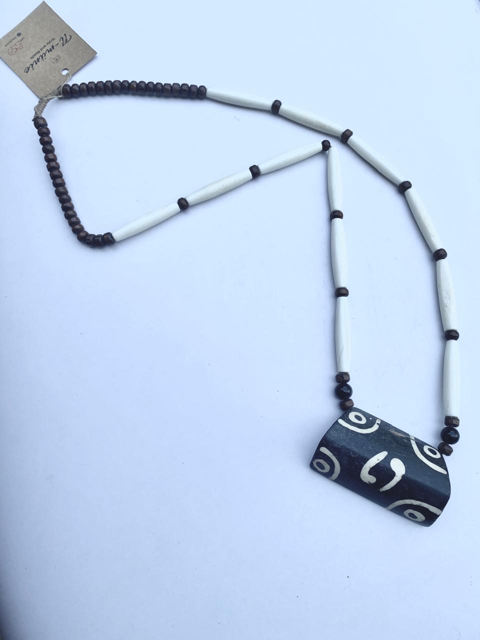 Bone tribal necklace- Annie Sakhamo