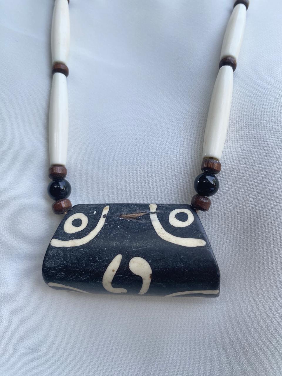Bone tribal necklace- Annie Sakhamo