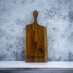 Chopping Board Medium Nagaland Design Carved Handle - Custom Creation