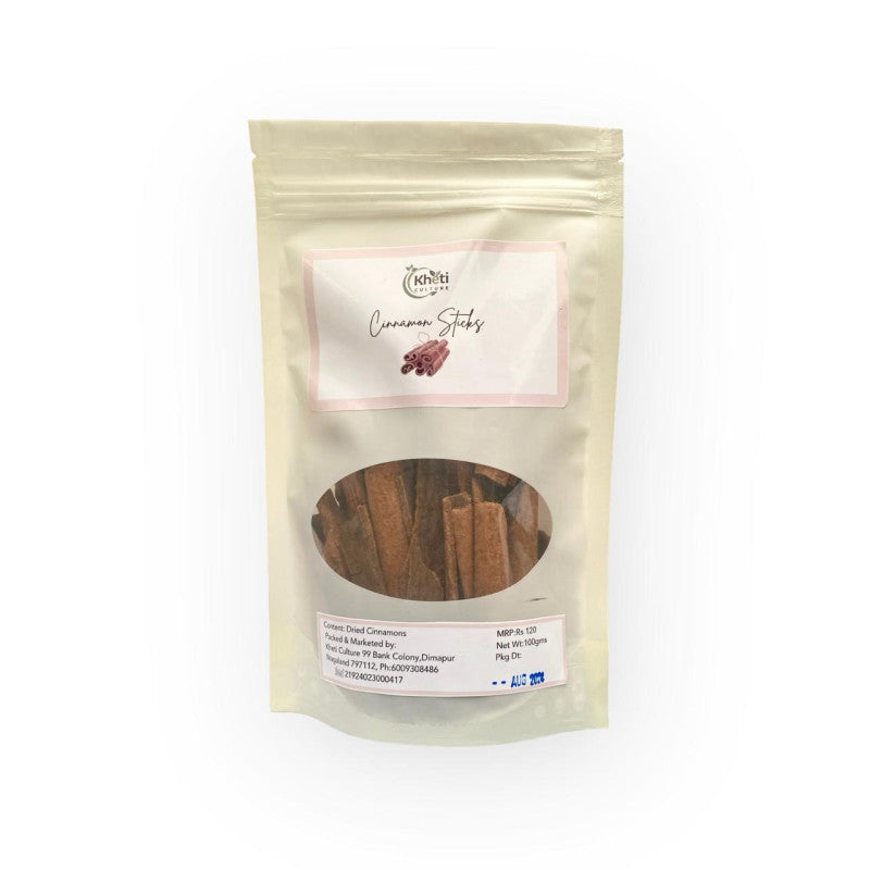 Cinnamon Stick 100gm Packet - Kheti Culture