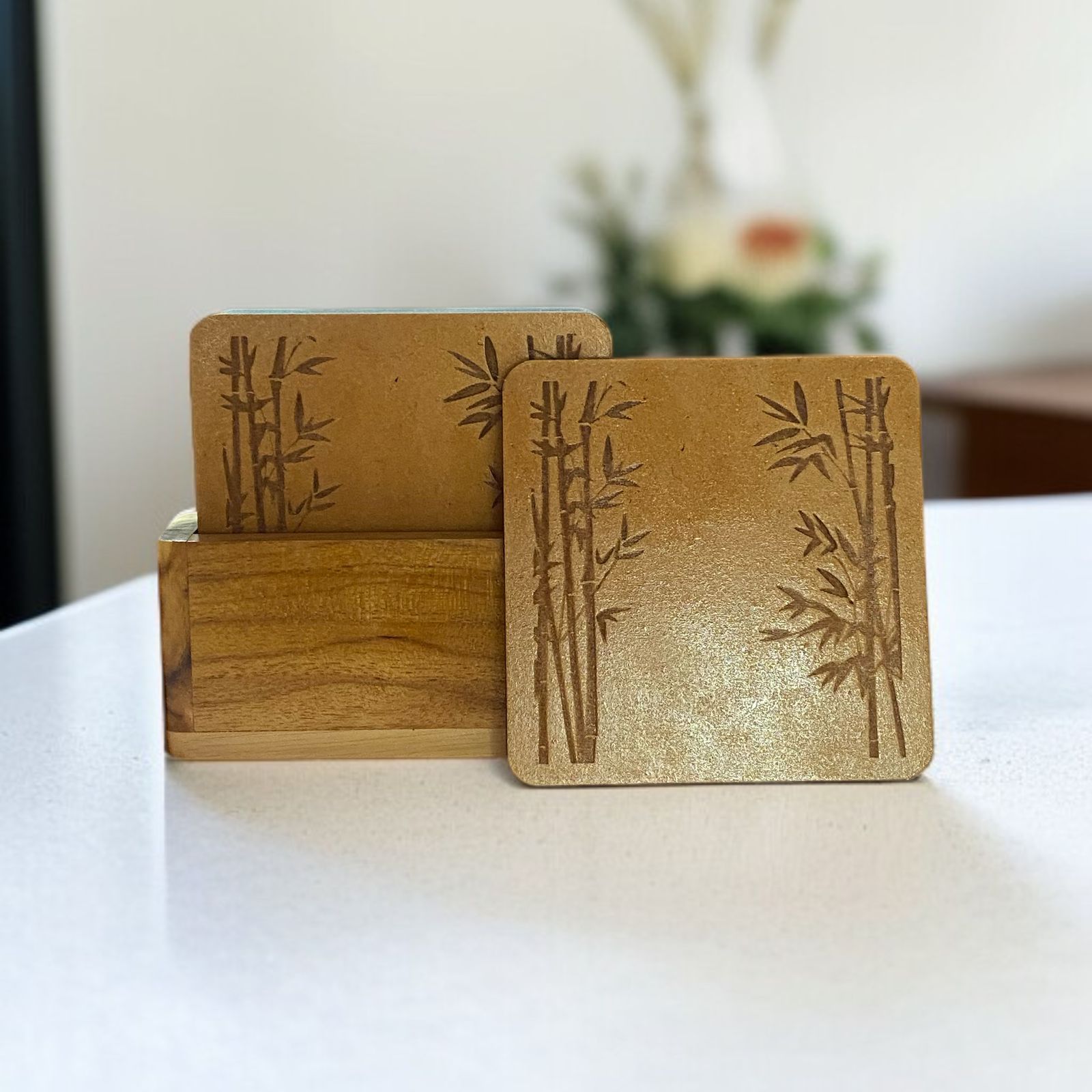 Coasters Bamboo Plant MDF - Custom Creations