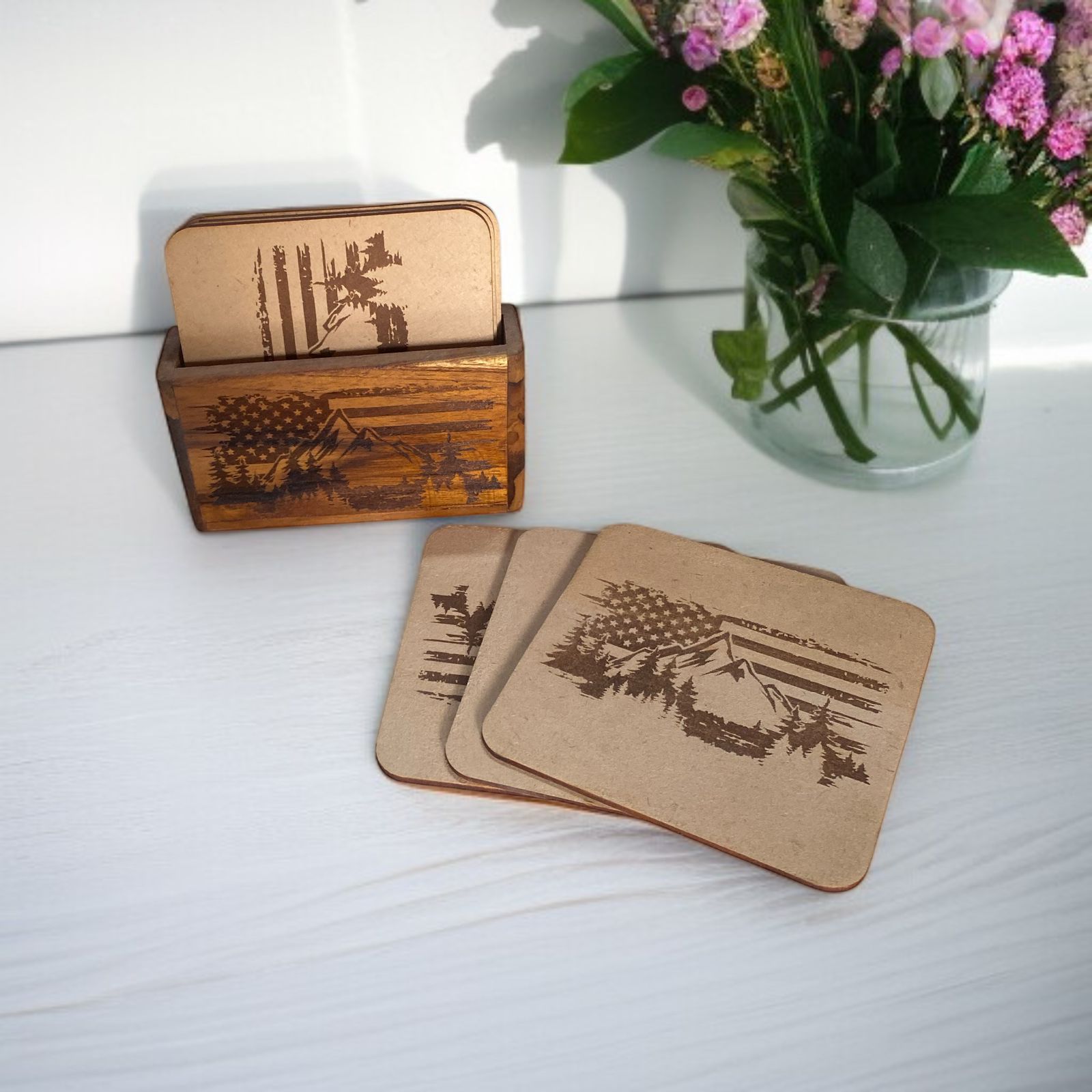 Coasters Flag MDF - Custom Creations