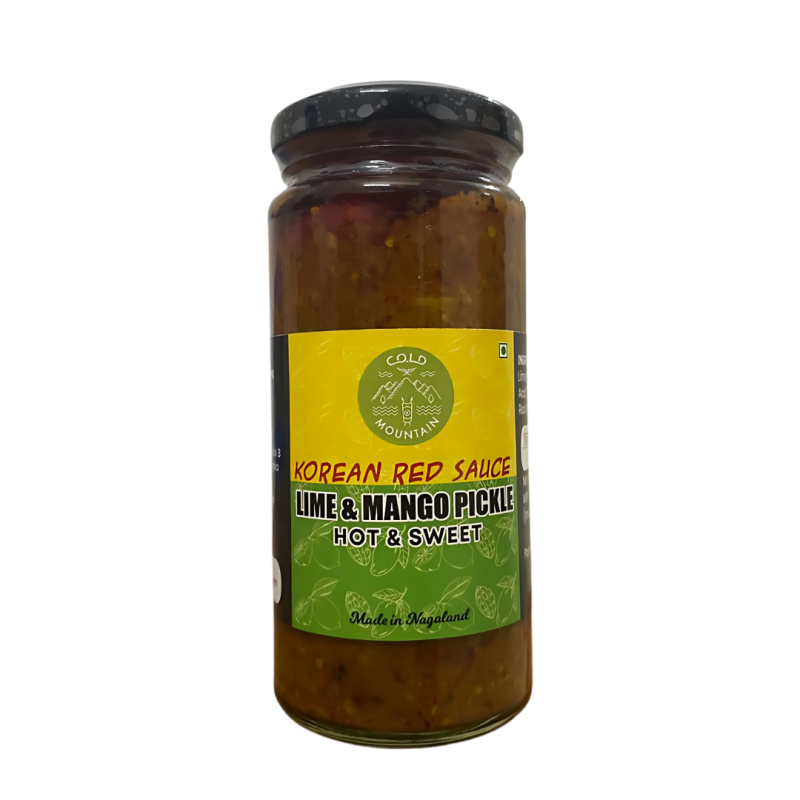Cold Mountain Korean Red Sauce Lime and Mango Pickle 240gm