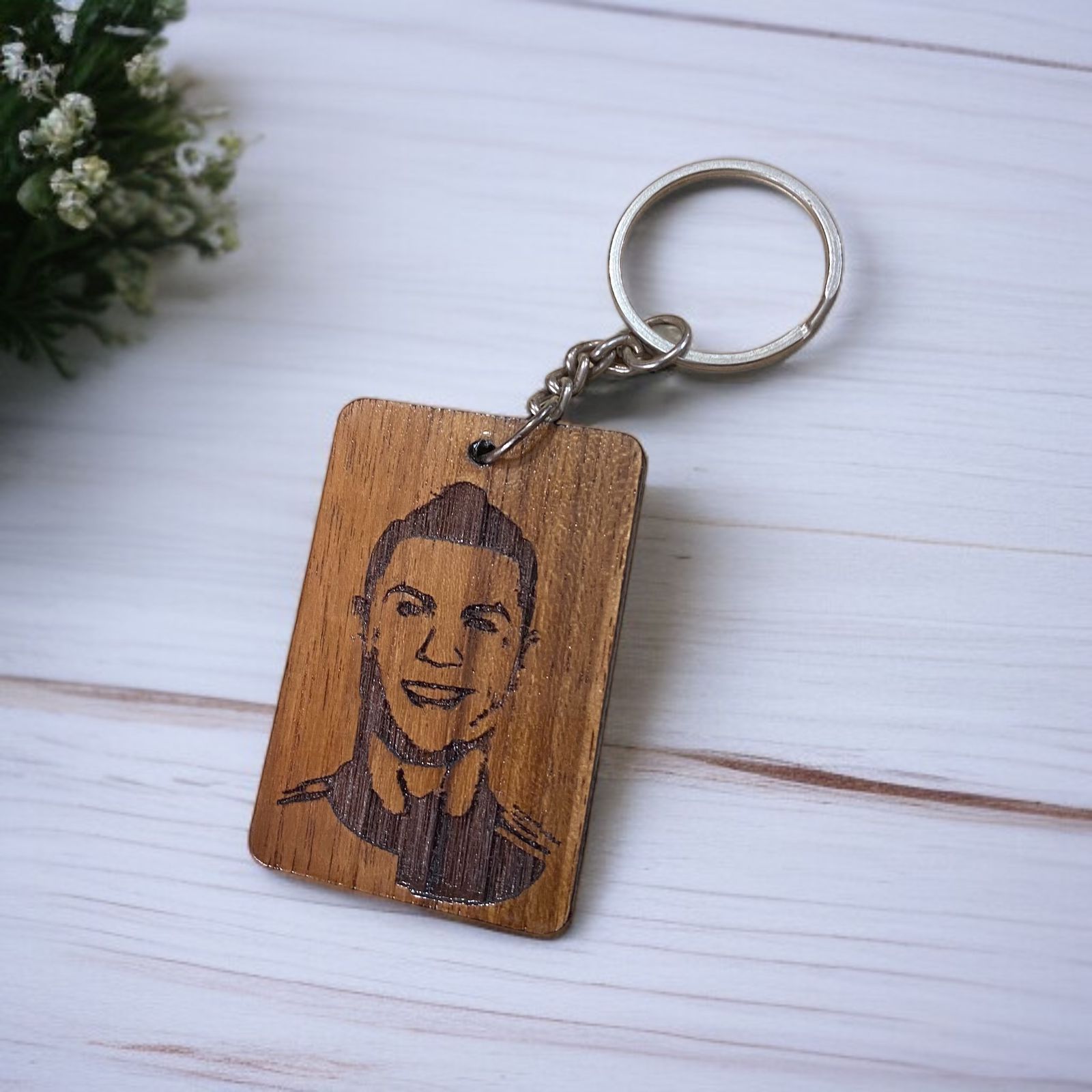 Cristiano Ronaldo Design Key Chain - Custom Creations