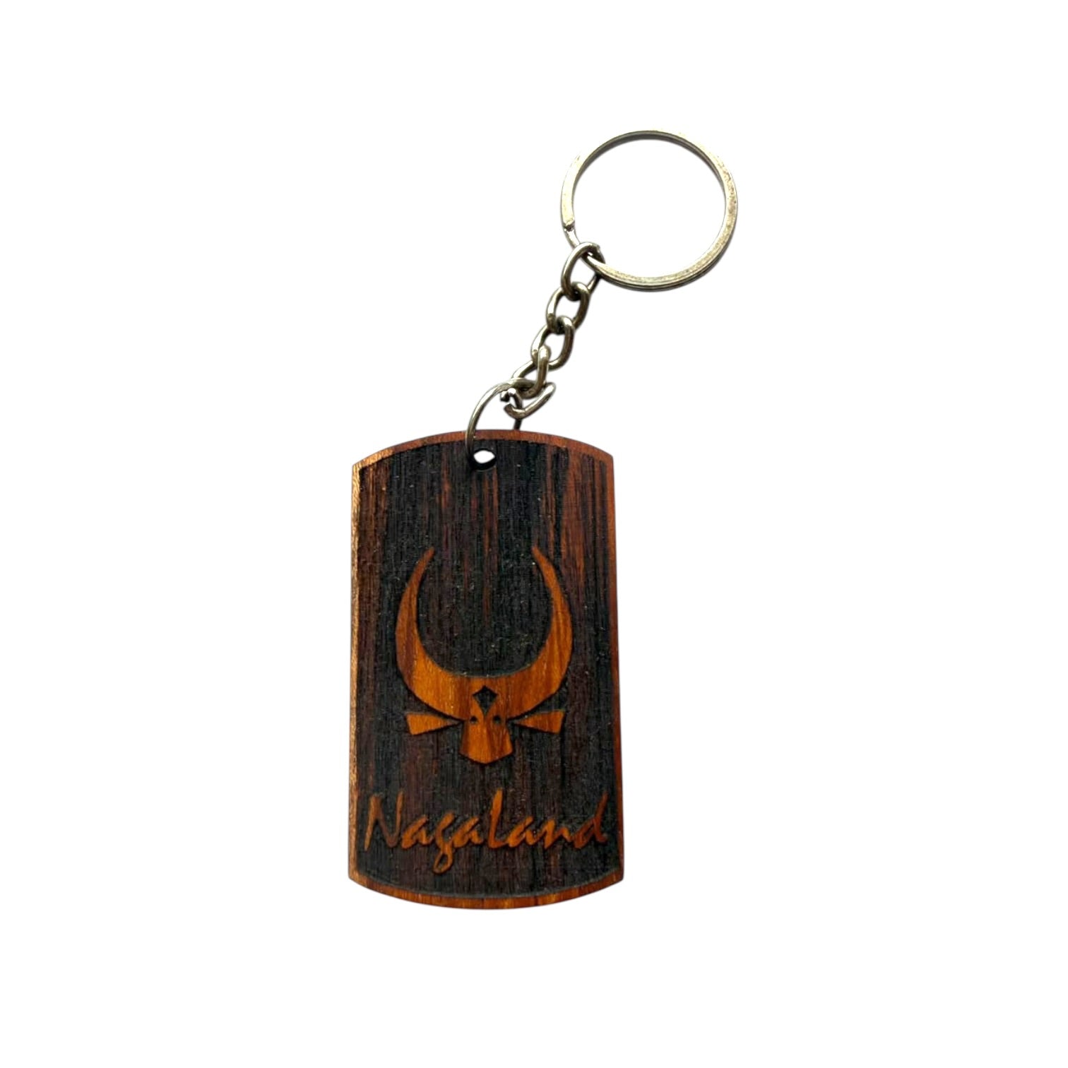 Custom Creation - Naga Mithun wood keychain