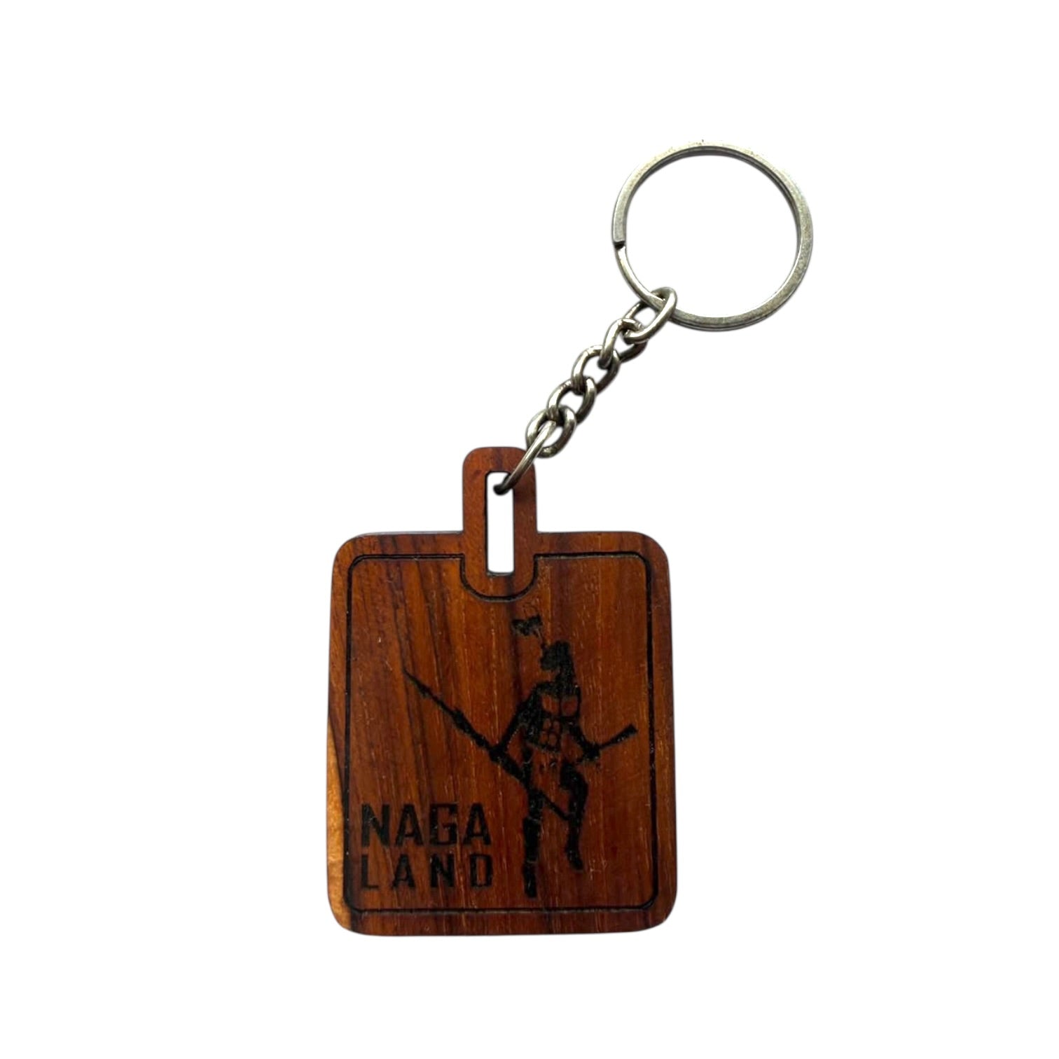 Custom Creation -Naga warrior square wooden keychain
