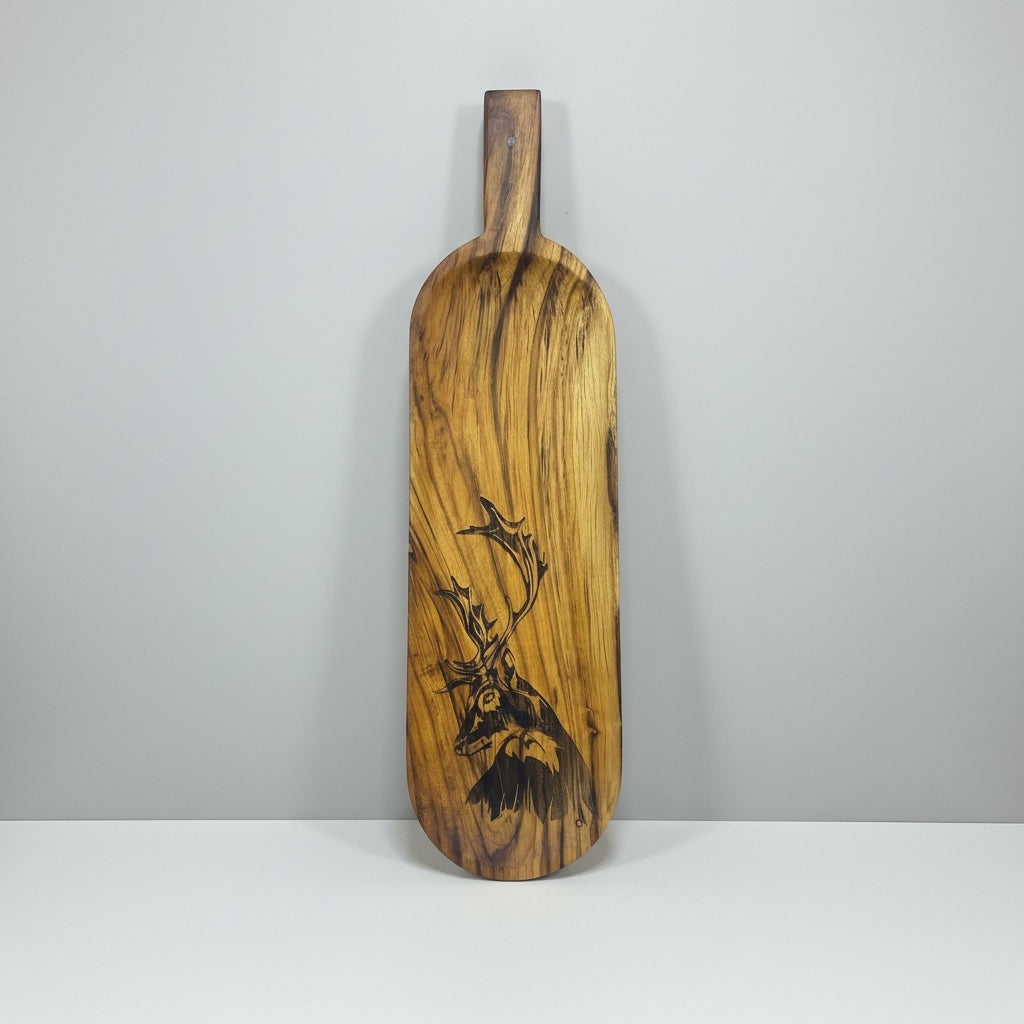 Dear pattern long platter - Custom Creations