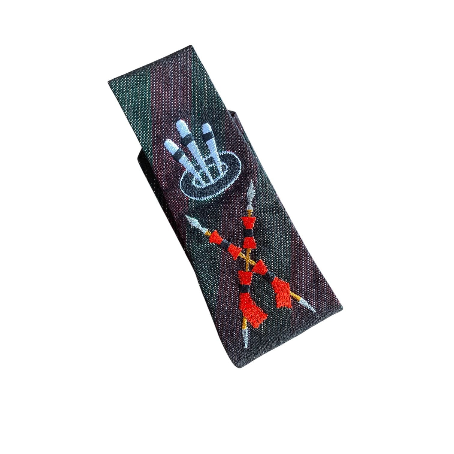 Designer Naga head gear with spear mens necktie- Lemten Weaves