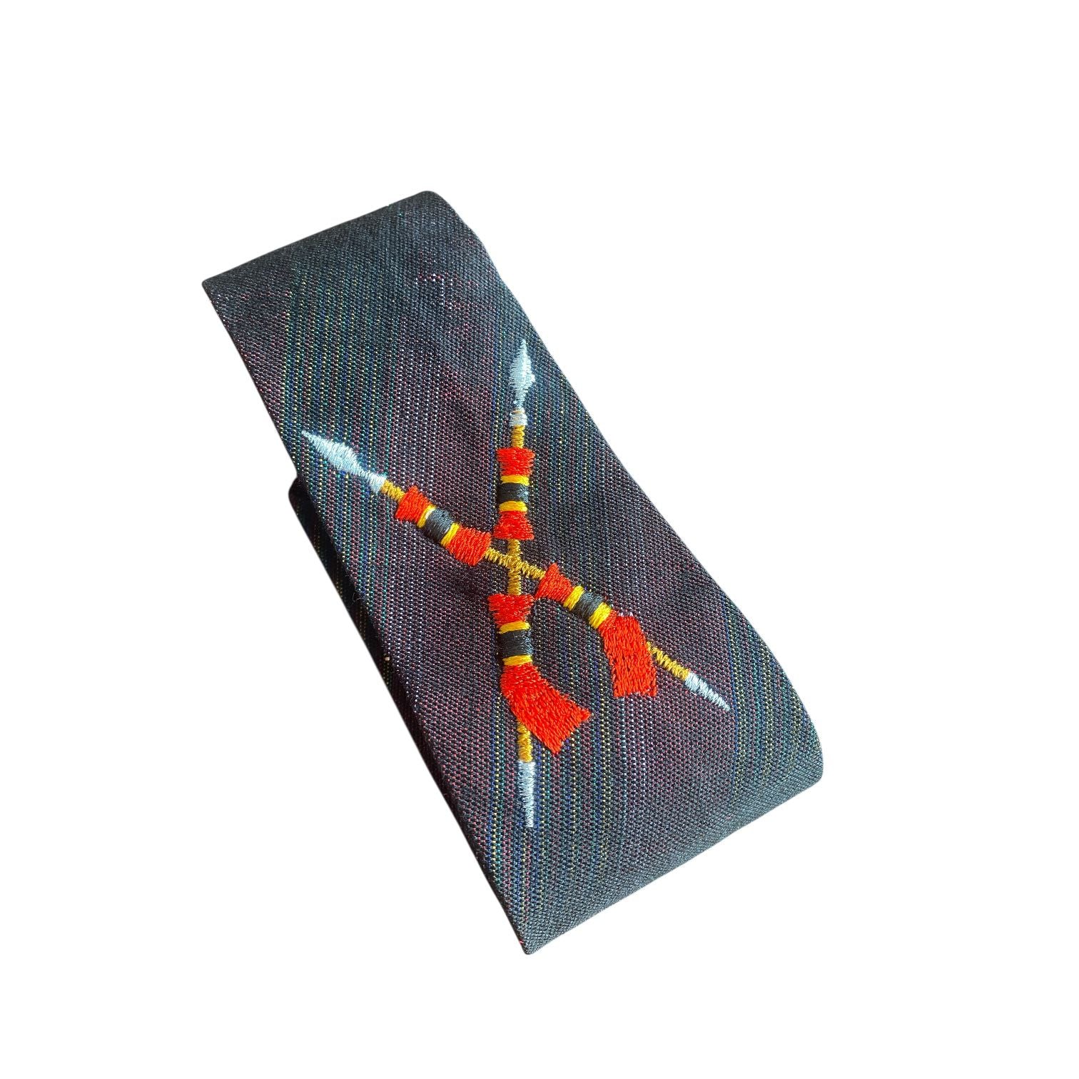 Designer Naga spear mens necktie-Lemten weaves