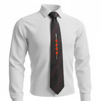 Designer single spear mens necktie-Lemten weaves