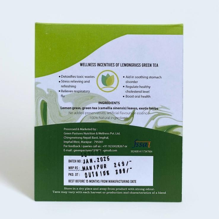 Dieticare- Wellness Lemon Grass Green Tea (Paper box)