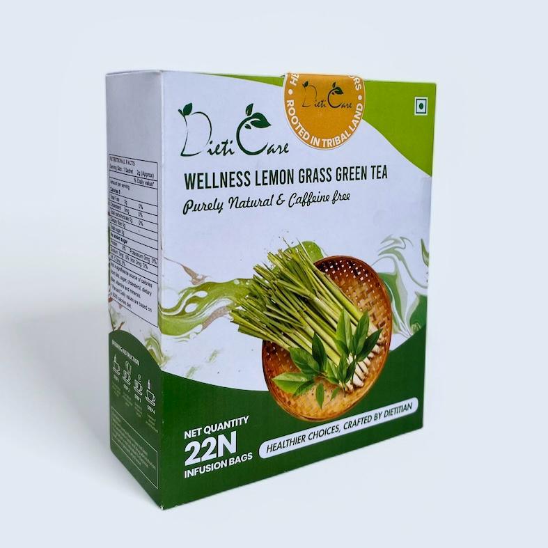 Dieticare- Wellness Lemon Grass Green Tea (Paper box)