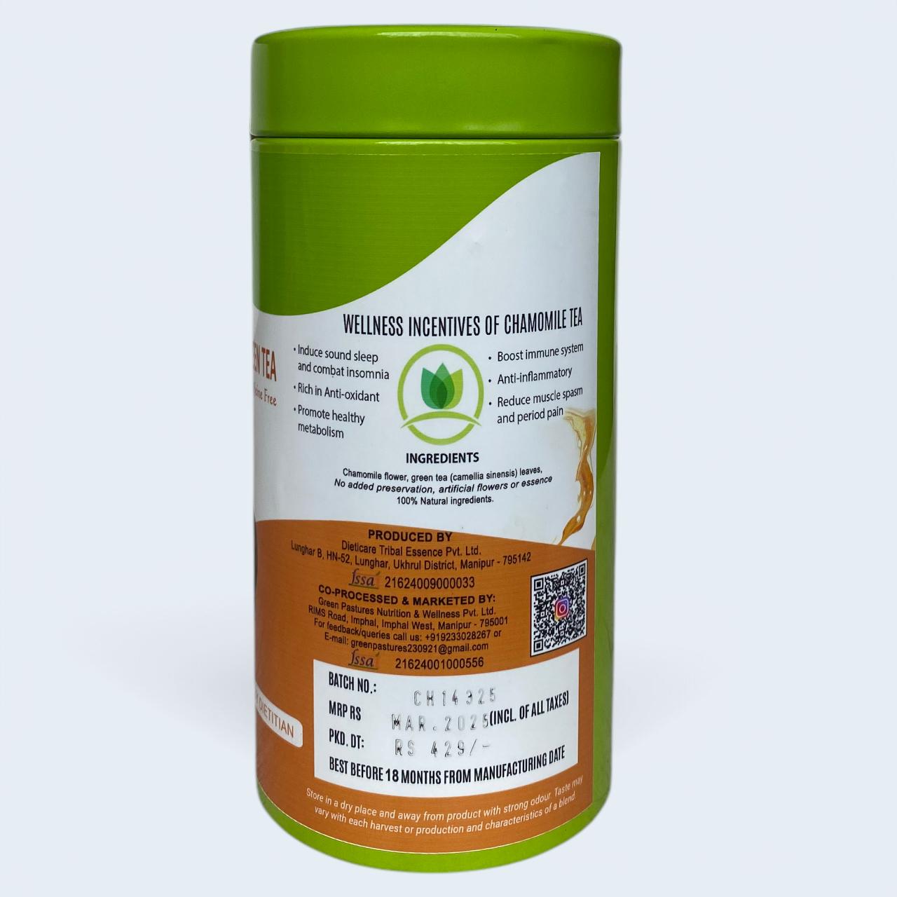 Dieticare- Chamomile green tea (Container)