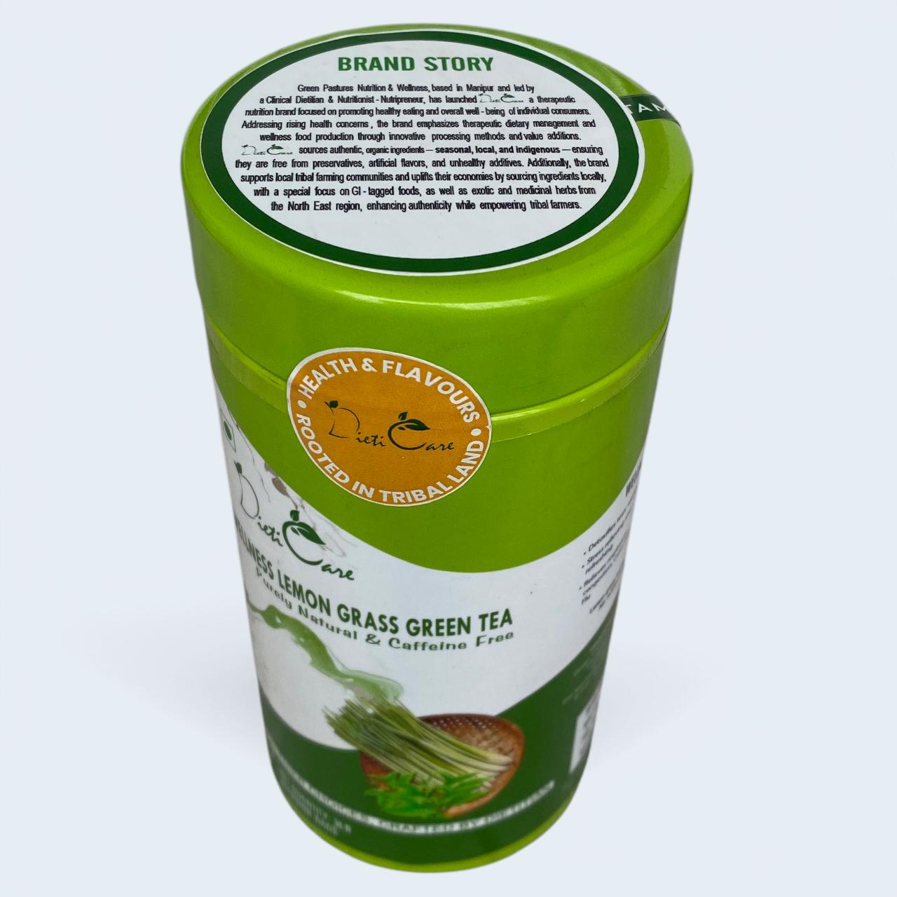Dieticare- Wellness Lemon Grass Green Tea (Container)