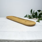 Display Platter Curved Light Wood Design - Custom Creation