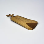 Display Platter with Leaf Design Handle - Custom Creation