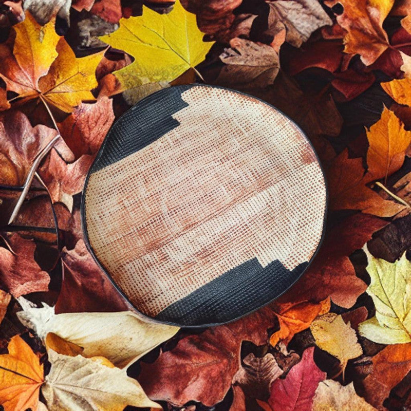 Earth tone flat serving plate - The Knot and Bow