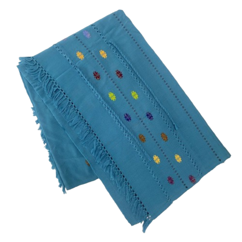 Ethnic Inspiration - Blue Puan with flowers