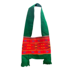 Ethnic Inspiration - Konyak sling bag motif green colour bag