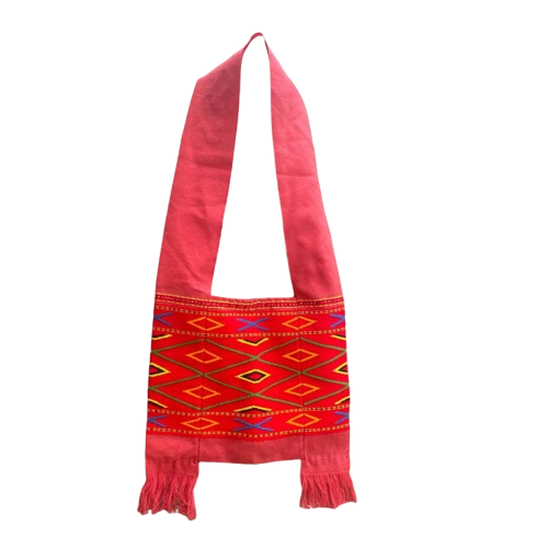 Ethnic Inspiration-Pink design konyak Sling bag