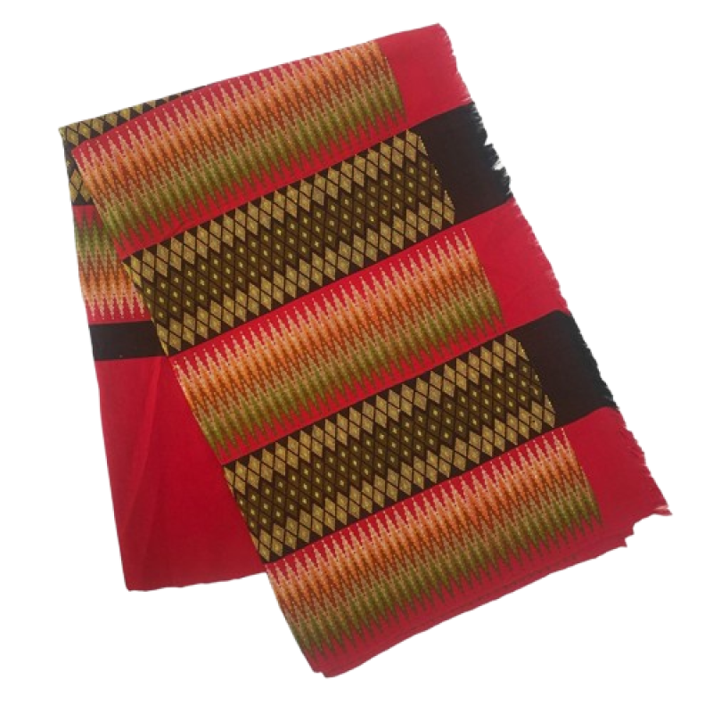 Ethnic Inspiration - Red puan full design (wrap around)