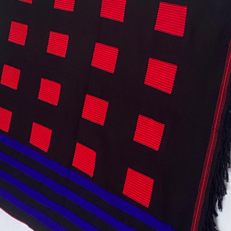 Ethnic Inspirations - Khiamniungan mens traditional shawl (XL)